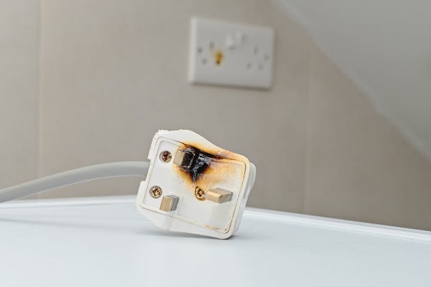Burning smell from a socket? What to do next